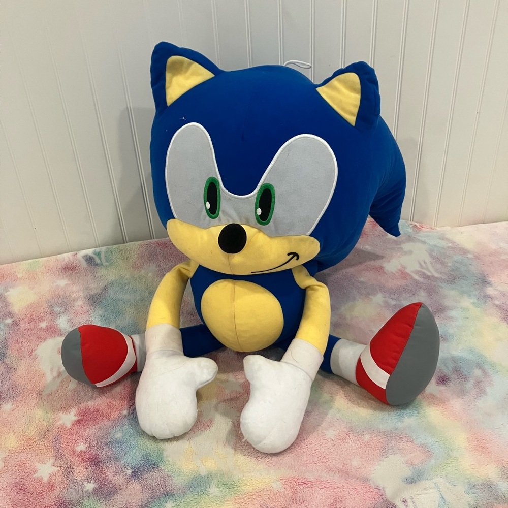 Blue Plush Hedgehog Toy - Soft Kids Plush